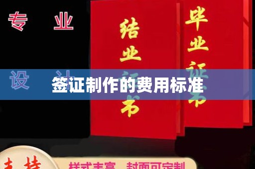 宝安签证制作的费用标准