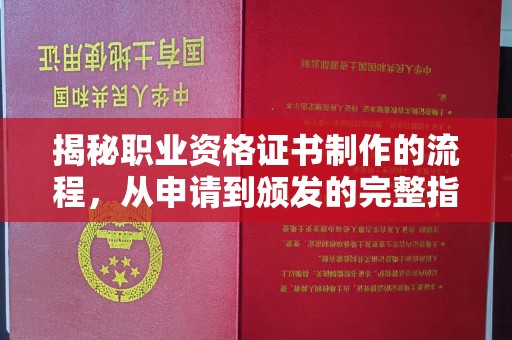 宝安揭秘职业资格证书制作的流程，从申请到颁发的完整指南