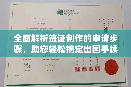 宝安全面解析签证制作的申请步骤，助您轻松搞定出国手续
