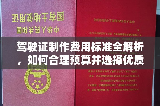 宝安驾驶证制作费用标准全解析，如何合理预算并选择优质服务？